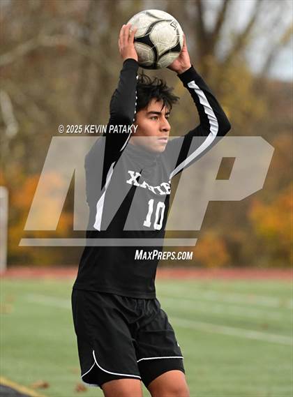 Thumbnail 1 in Ridgefield vs. Xavier (CIAC Class LL 2nd Round) photogallery.