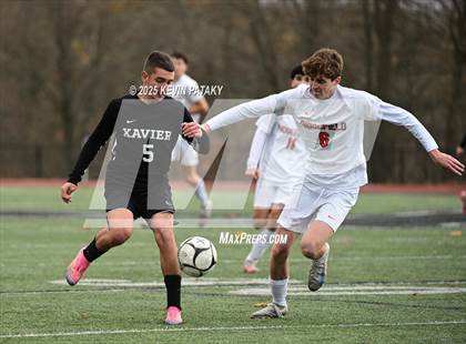 Thumbnail 3 in Ridgefield vs. Xavier (CIAC Class LL 2nd Round) photogallery.