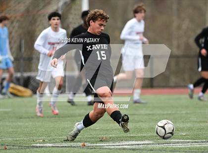 Thumbnail 1 in Ridgefield vs. Xavier (CIAC Class LL 2nd Round) photogallery.