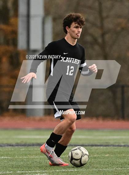 Thumbnail 3 in Ridgefield vs. Xavier (CIAC Class LL 2nd Round) photogallery.