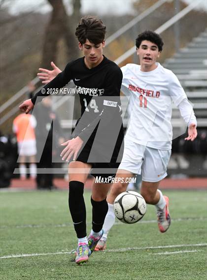 Thumbnail 1 in Ridgefield vs. Xavier (CIAC Class LL 2nd Round) photogallery.