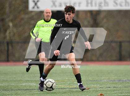 Thumbnail 2 in Ridgefield vs. Xavier (CIAC Class LL 2nd Round) photogallery.