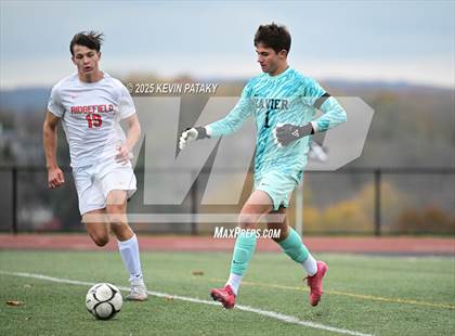 Thumbnail 1 in Ridgefield vs. Xavier (CIAC Class LL 2nd Round) photogallery.