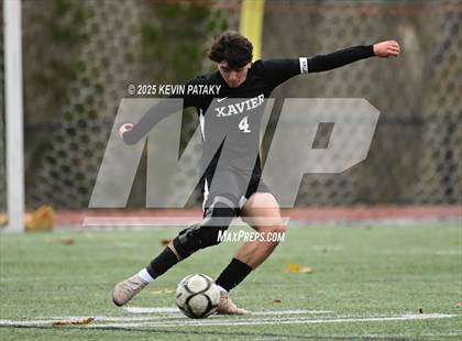 Thumbnail 2 in Ridgefield vs. Xavier (CIAC Class LL 2nd Round) photogallery.