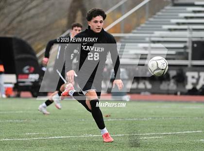 Thumbnail 2 in Ridgefield vs. Xavier (CIAC Class LL 2nd Round) photogallery.