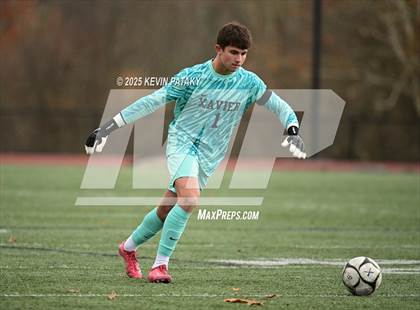 Thumbnail 2 in Ridgefield vs. Xavier (CIAC Class LL 2nd Round) photogallery.