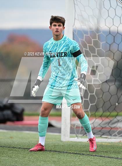 Thumbnail 2 in Ridgefield vs. Xavier (CIAC Class LL 2nd Round) photogallery.