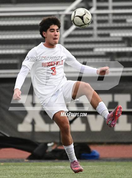 Thumbnail 2 in Ridgefield vs. Xavier (CIAC Class LL 2nd Round) photogallery.