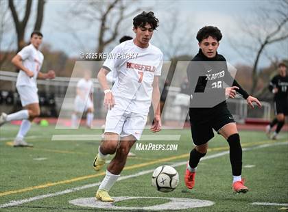 Thumbnail 2 in Ridgefield vs. Xavier (CIAC Class LL 2nd Round) photogallery.