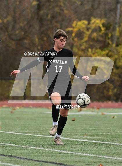 Thumbnail 3 in Ridgefield vs. Xavier (CIAC Class LL 2nd Round) photogallery.