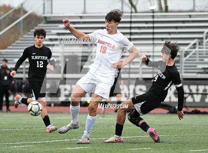 Thumbnail 3 in Ridgefield vs. Xavier (CIAC Class LL 2nd Round) photogallery.