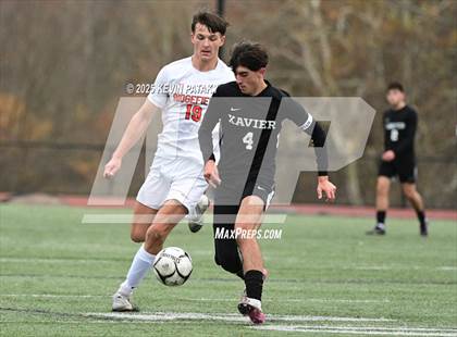 Thumbnail 1 in Ridgefield vs. Xavier (CIAC Class LL 2nd Round) photogallery.