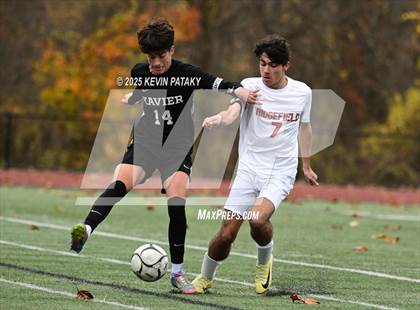 Thumbnail 1 in Ridgefield vs. Xavier (CIAC Class LL 2nd Round) photogallery.