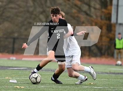Thumbnail 3 in Ridgefield vs. Xavier (CIAC Class LL 2nd Round) photogallery.