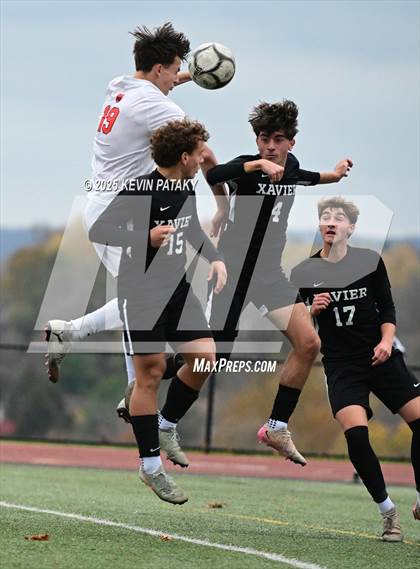 Thumbnail 2 in Ridgefield vs. Xavier (CIAC Class LL 2nd Round) photogallery.