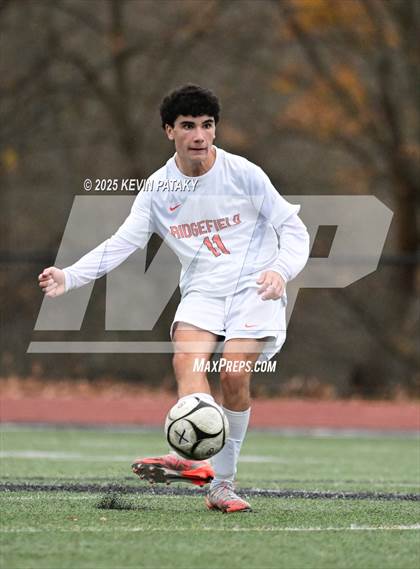 Thumbnail 1 in Ridgefield vs. Xavier (CIAC Class LL 2nd Round) photogallery.