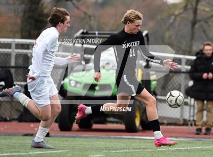 Thumbnail 1 in Ridgefield vs. Xavier (CIAC Class LL 2nd Round) photogallery.