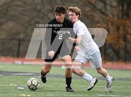 Thumbnail 1 in Ridgefield vs. Xavier (CIAC Class LL 2nd Round) photogallery.