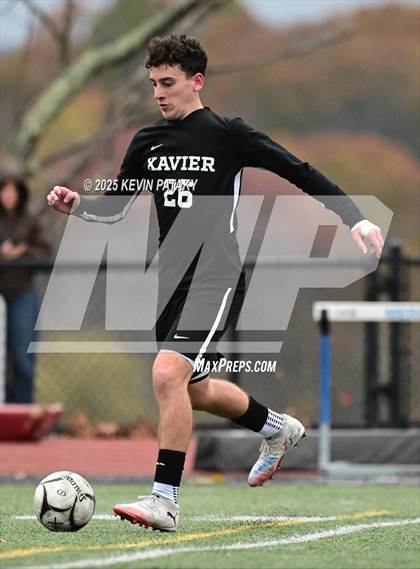 Thumbnail 2 in Ridgefield vs. Xavier (CIAC Class LL 2nd Round) photogallery.