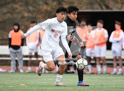 Thumbnail 1 in Ridgefield vs. Xavier (CIAC Class LL 2nd Round) photogallery.