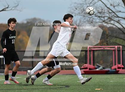 Thumbnail 1 in Ridgefield vs. Xavier (CIAC Class LL 2nd Round) photogallery.