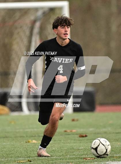 Thumbnail 1 in Ridgefield vs. Xavier (CIAC Class LL 2nd Round) photogallery.