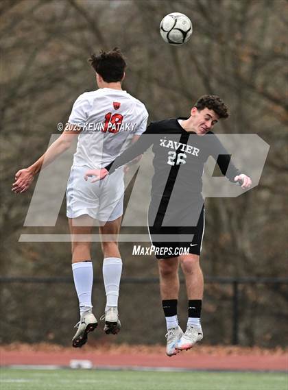 Thumbnail 3 in Ridgefield vs. Xavier (CIAC Class LL 2nd Round) photogallery.