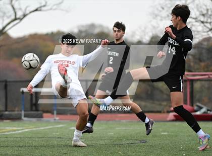 Thumbnail 3 in Ridgefield vs. Xavier (CIAC Class LL 2nd Round) photogallery.