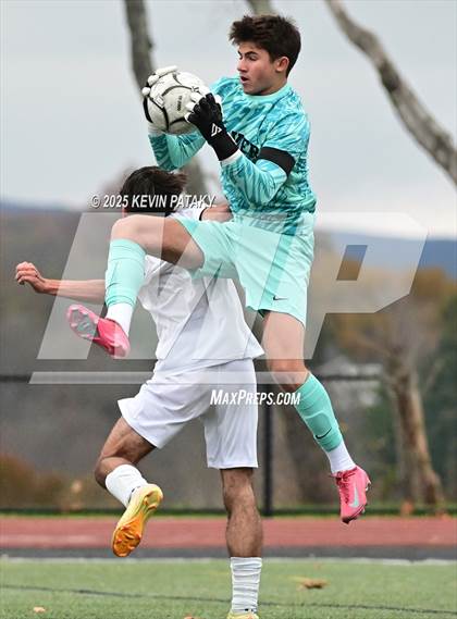 Thumbnail 3 in Ridgefield vs. Xavier (CIAC Class LL 2nd Round) photogallery.