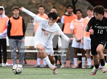 Thumbnail 3 in Ridgefield vs. Xavier (CIAC Class LL 2nd Round) photogallery.