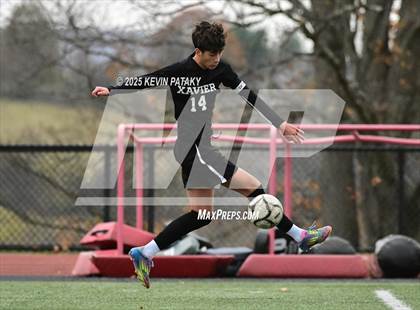 Thumbnail 2 in Ridgefield vs. Xavier (CIAC Class LL 2nd Round) photogallery.