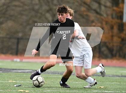 Thumbnail 2 in Ridgefield vs. Xavier (CIAC Class LL 2nd Round) photogallery.