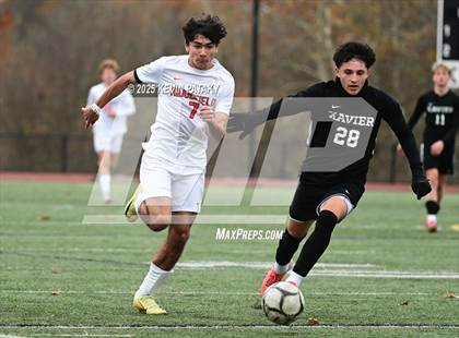 Thumbnail 2 in Ridgefield vs. Xavier (CIAC Class LL 2nd Round) photogallery.