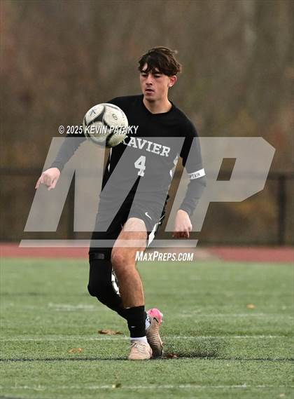 Thumbnail 2 in Ridgefield vs. Xavier (CIAC Class LL 2nd Round) photogallery.