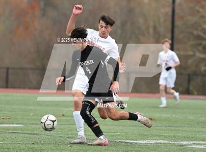 Thumbnail 3 in Ridgefield vs. Xavier (CIAC Class LL 2nd Round) photogallery.