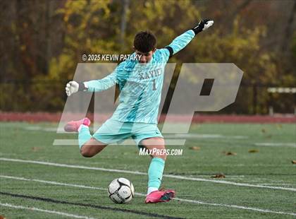 Thumbnail 2 in Ridgefield vs. Xavier (CIAC Class LL 2nd Round) photogallery.