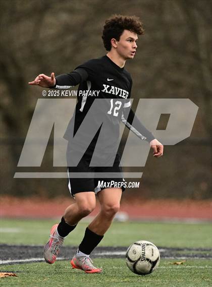 Thumbnail 2 in Ridgefield vs. Xavier (CIAC Class LL 2nd Round) photogallery.