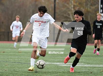 Thumbnail 1 in Ridgefield vs. Xavier (CIAC Class LL 2nd Round) photogallery.
