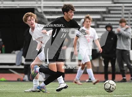 Thumbnail 2 in Ridgefield vs. Xavier (CIAC Class LL 2nd Round) photogallery.