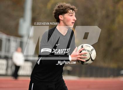 Thumbnail 3 in Ridgefield vs. Xavier (CIAC Class LL 2nd Round) photogallery.