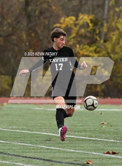 Thumbnail 2 in Ridgefield vs. Xavier (CIAC Class LL 2nd Round) photogallery.