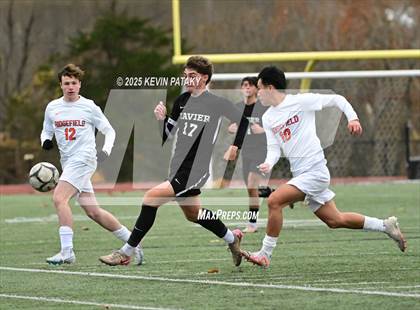 Thumbnail 2 in Ridgefield vs. Xavier (CIAC Class LL 2nd Round) photogallery.