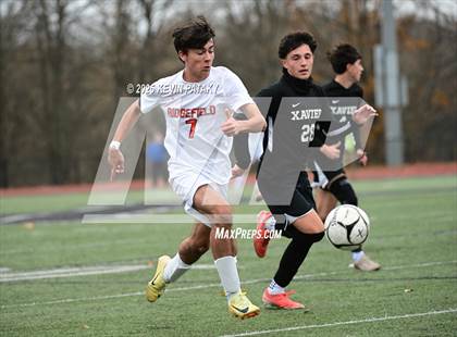 Thumbnail 3 in Ridgefield vs. Xavier (CIAC Class LL 2nd Round) photogallery.