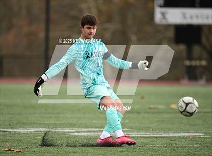 Thumbnail 2 in Ridgefield vs. Xavier (CIAC Class LL 2nd Round) photogallery.