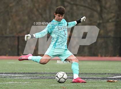 Thumbnail 2 in Ridgefield vs. Xavier (CIAC Class LL 2nd Round) photogallery.