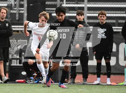 Thumbnail 3 in Ridgefield vs. Xavier (CIAC Class LL 2nd Round) photogallery.