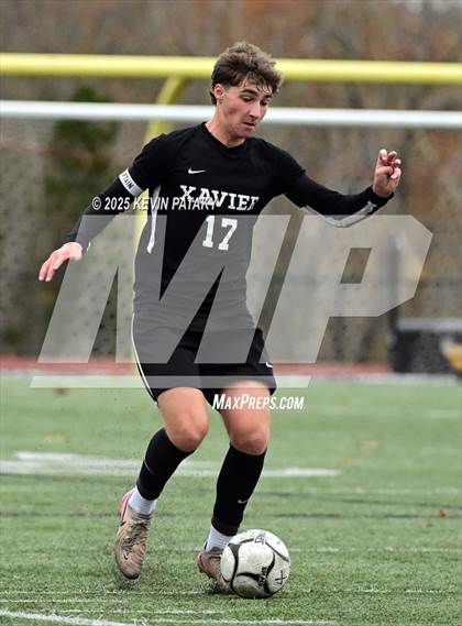 Thumbnail 2 in Ridgefield vs. Xavier (CIAC Class LL 2nd Round) photogallery.