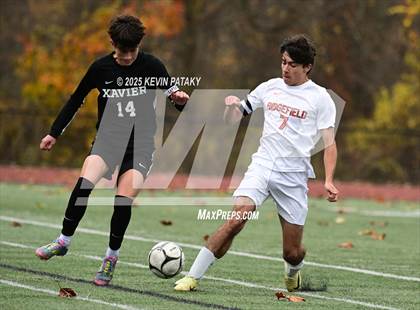 Thumbnail 2 in Ridgefield vs. Xavier (CIAC Class LL 2nd Round) photogallery.