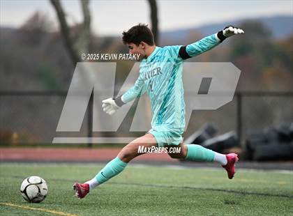 Thumbnail 2 in Ridgefield vs. Xavier (CIAC Class LL 2nd Round) photogallery.