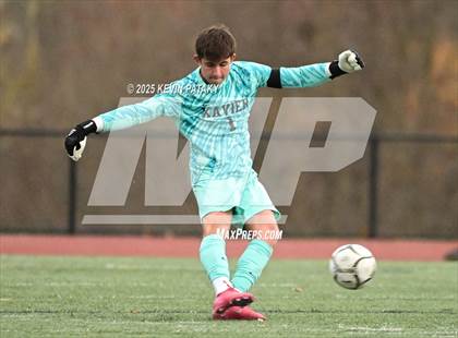 Thumbnail 2 in Ridgefield vs. Xavier (CIAC Class LL 2nd Round) photogallery.